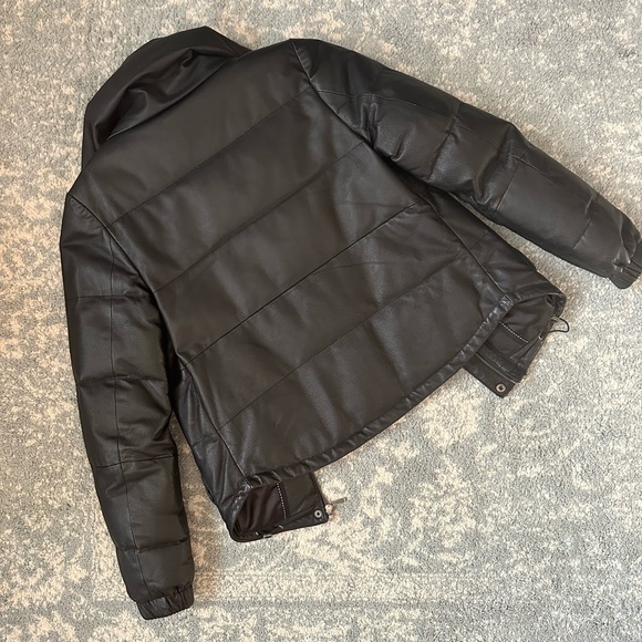 Danier Genuine Leather Down Jacket (like new) - Picture 6 of 9